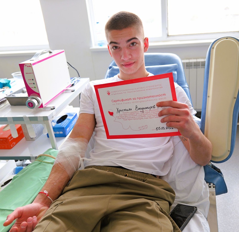 Християн, за когото стотици дариха кръв, днес връща жеста