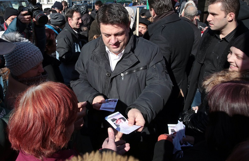 Атанас Зафиров се включи в протеста срещу държавния дълг 