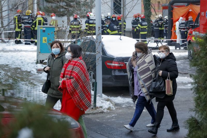 Пет жертви при пожар в ковид отделение в Румъния