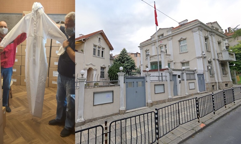 Турското консулство дари защитни костюми на Бургас