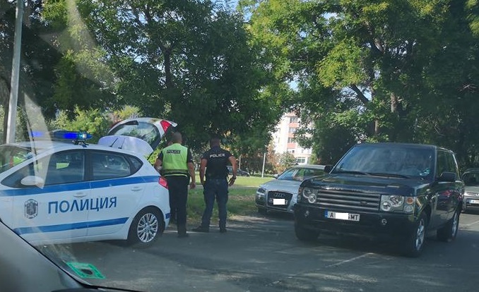 Полицейска акция в Бургас