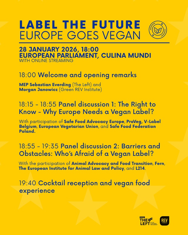 Ясен и задължителен вегански етикет за целия ЕС
