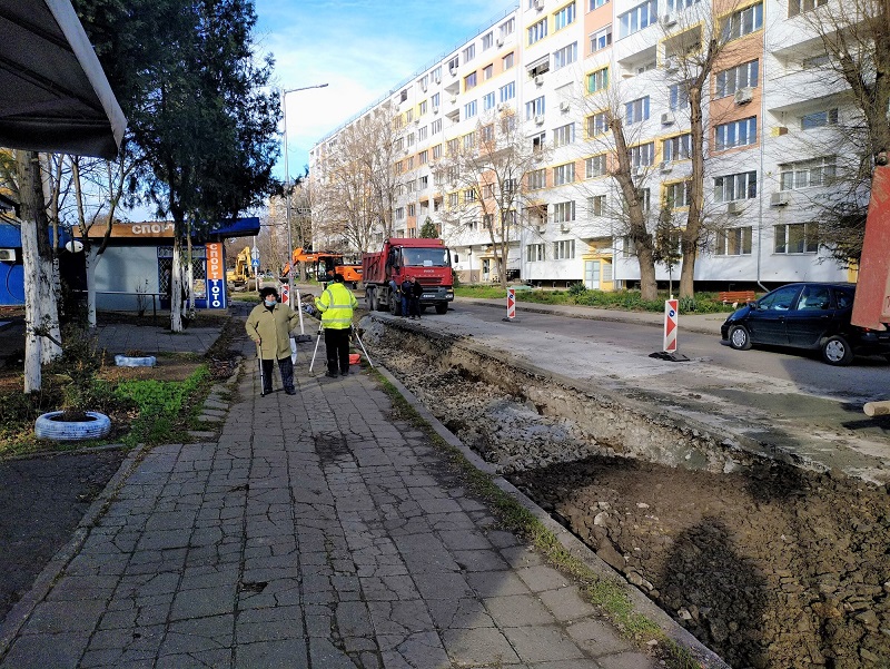 Затварят за движение улица в к/с „Изгрев“, започва мащабен ремонт