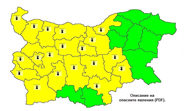 Жълт код за горещини в страната, в Бургас е супер за плаж