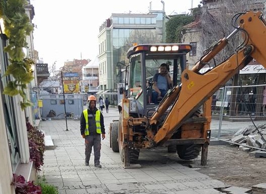 Центърът на Бургас без вода днес