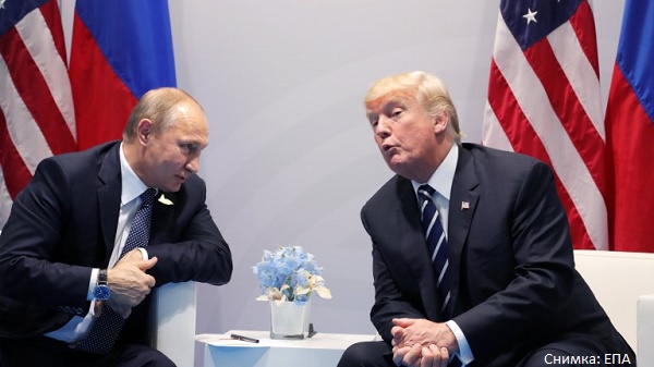 Тръмп и Путин на първа самостоятелна среща
