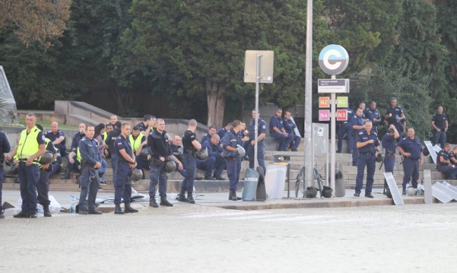 Сблъсъци с полицията белязаха третия национален протест