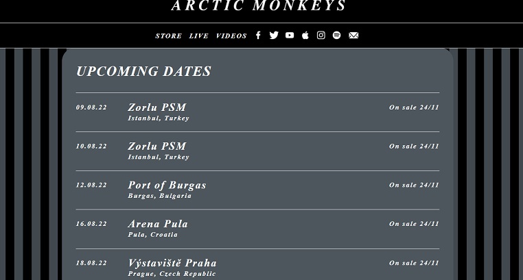 Arctic Monkeys избраха Бургас за първия си BG концерт