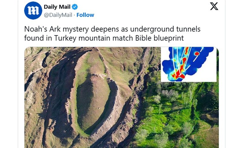 Скално образувание на Арарат може да се окаже истинският Ноев ковчег?