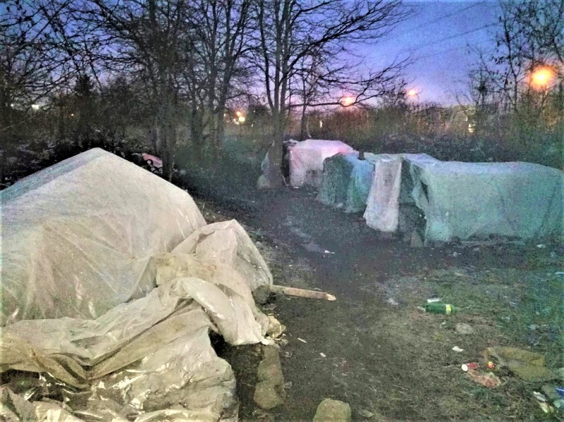 Разтуриха ромски катун край Бургас