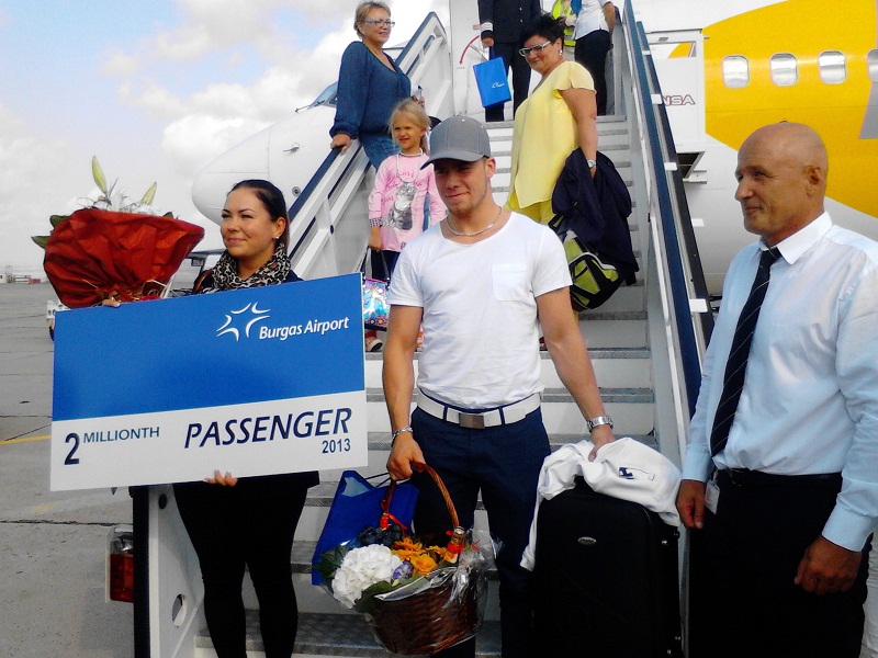 Летище Бургас очаква двумилионния  си пътник
