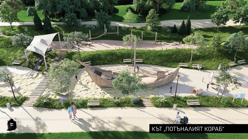 Ето как ще изглежда новият крайбрежен парк в Сарафово