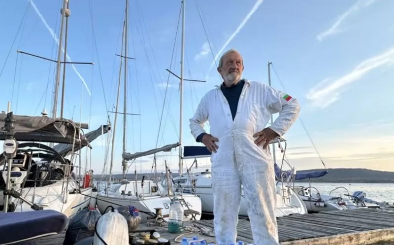 Наш 70-годишен околосветски пътешественик счупи мачта