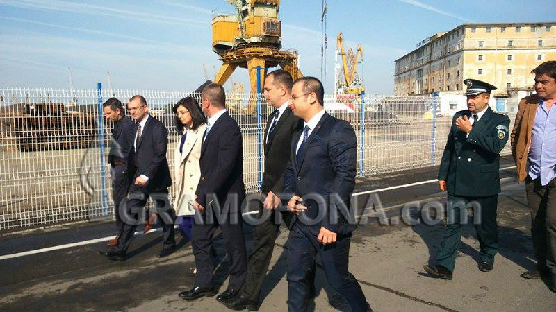 Кунева даде висока оценка на сигурността на бургаското пристанище