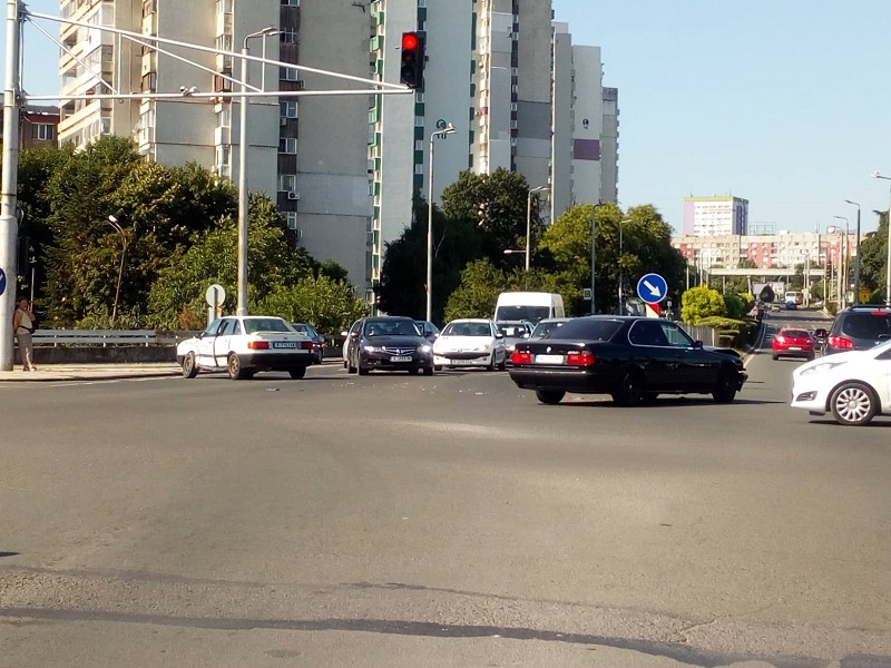 Катастрофа на възлово кръстовище в Бургас