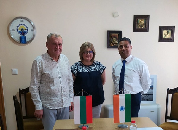 Посещение на Посланика на Индия в Бургаската търговско-промишлена палата 