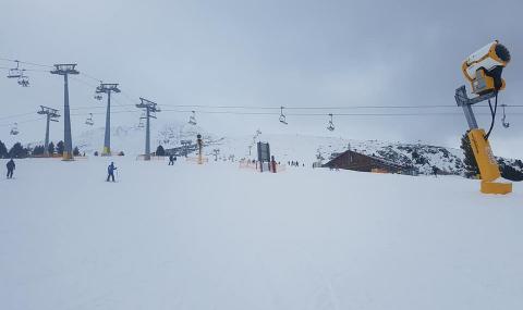 Ураганен вятър затвори ски центъра в Банско