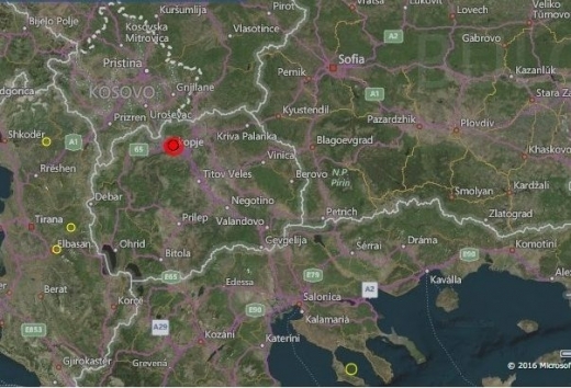 Земетресение в София 