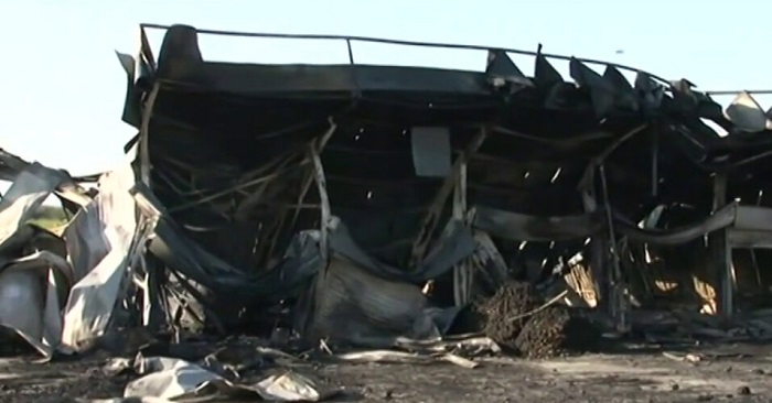Пожар унищожи зеленчуковата борса край Кърналово