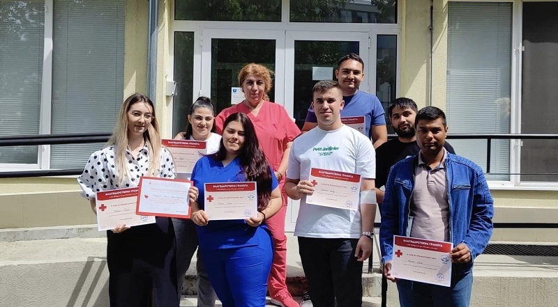 Младите надежди от ДПС-Бургас дариха кръв 